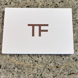 Tom Ford Black Bag with Gold Logo & White mirror/card holder